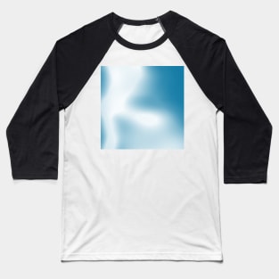 turquoise to white gradient Baseball T-Shirt